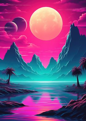 Neon Synthwave Brilliance