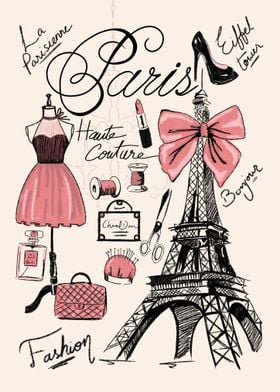 Paris Fashion Collage