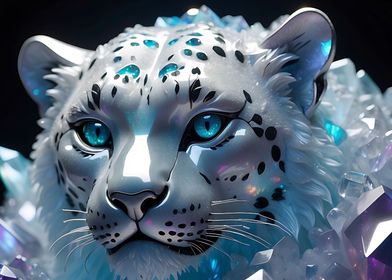 crystal snow leopard