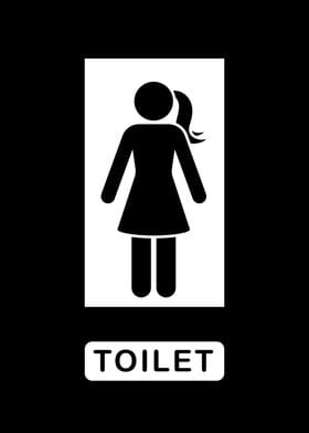 toilet women