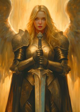 Golden Light Angel Knight