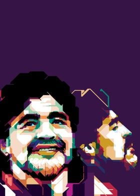 Colorful Armando Maradona