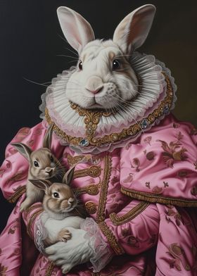 Rococo Rabbit and Bunnies