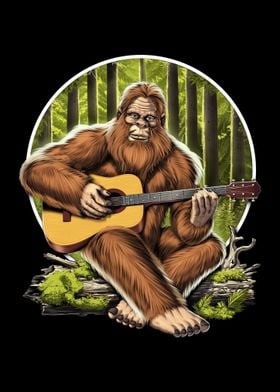 Bigfoot Acoustic Guitarist