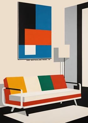 Bauhaus Couch Poster
