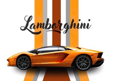 Orange Lamborghini