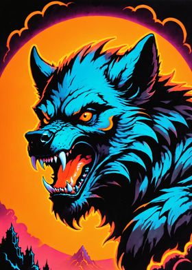 High Contrast Werewolf