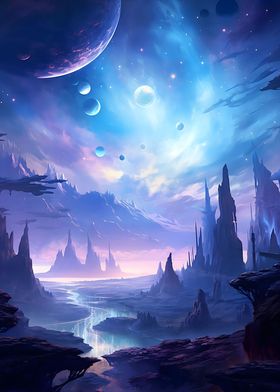 Space Fantasy Landscape