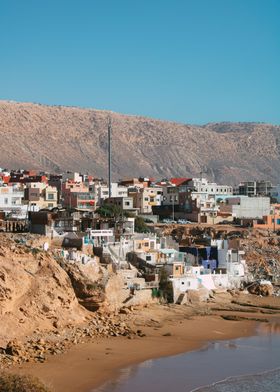 Hillside Coastal Town