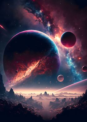 Space Fantasy Landscape