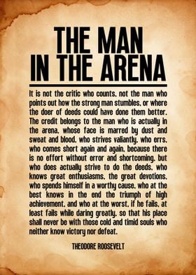 The Man in the Arena