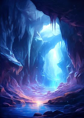 Purple and Blue Cave