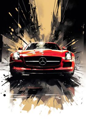 Mercedes SLS AMG car