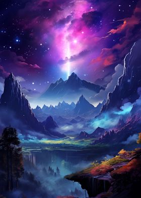 Valley of Space Landscape