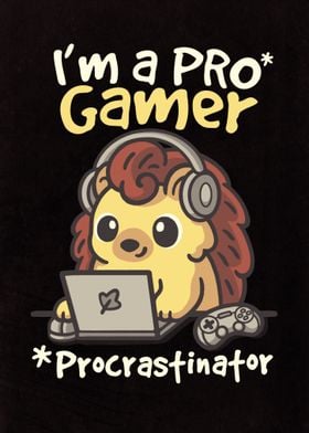 Pro gamer procrastinator