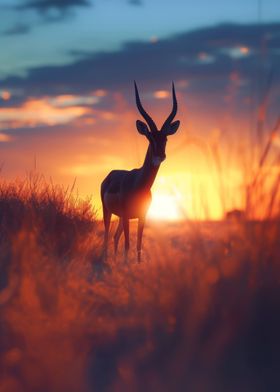 Antelope Sunset Elegant