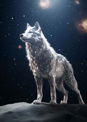 White Space Wolf