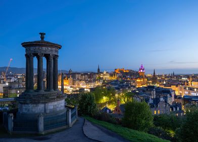 Edinburgh City At Twilight