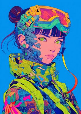 Cyberpunk Anime Girl