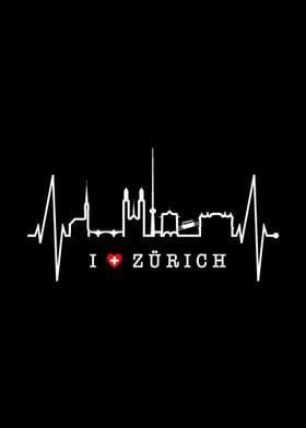 Zrich Skyline Heartbeat