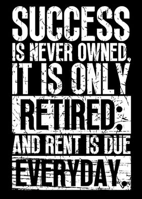 Success Never Owned