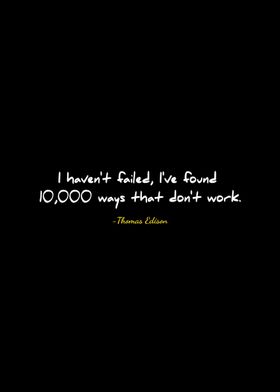 Thomas Edison quotes 