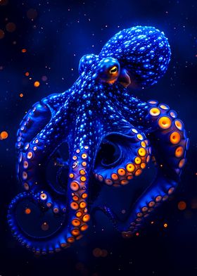 Neon Octopus Sea Dept