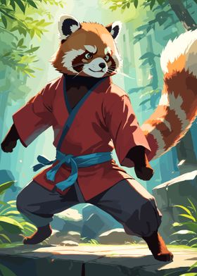 Red Panda Kung Fu Master