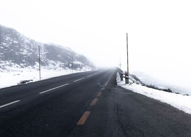 Road to the snow