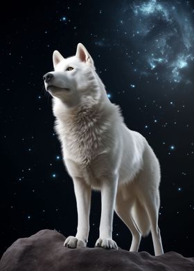 White Space Wolf