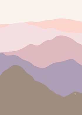 Modern pastel Hills