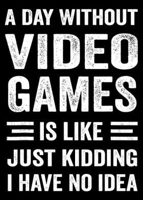 Funny Gaming Gamer Poster