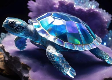 crystal sea turtle