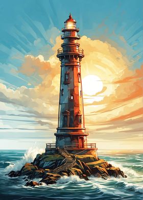 Tempestuous Lighthouse