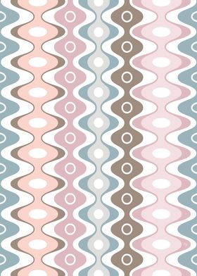 Retro pastel pattern