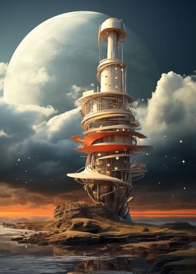 Futuristic Lighthouse