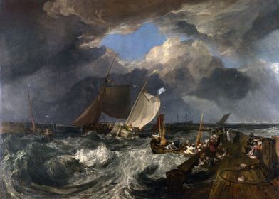 Calais Pier William Turner