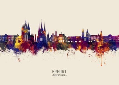 Erfurt Skyline Deutschland