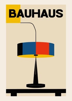 Geometric Bauhaus Lamp Art