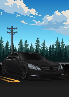 Benz W212 Anime