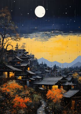Japanese nightscape
