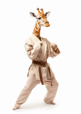 Karate Giraffe
