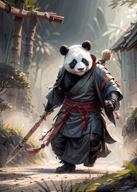 Samurai Panda