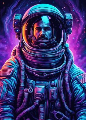 Neon Astronaut