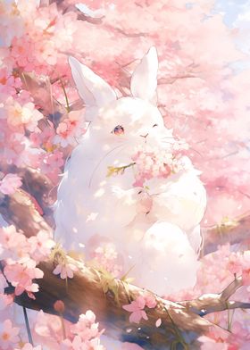 Cherry Blossom Bunny