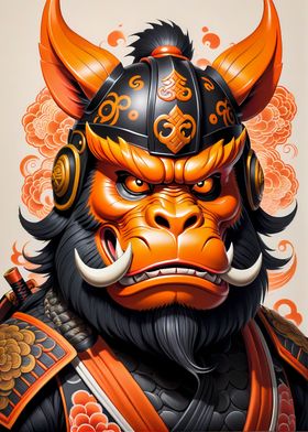 Samurai Mask Ape