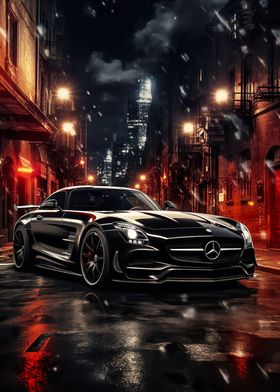 Mercedes SLS AMG car