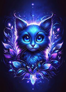 Cosmic Blue Kitty