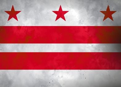 Flag Washington DC Colu