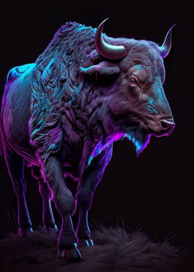 Neon Cape Buffalo
